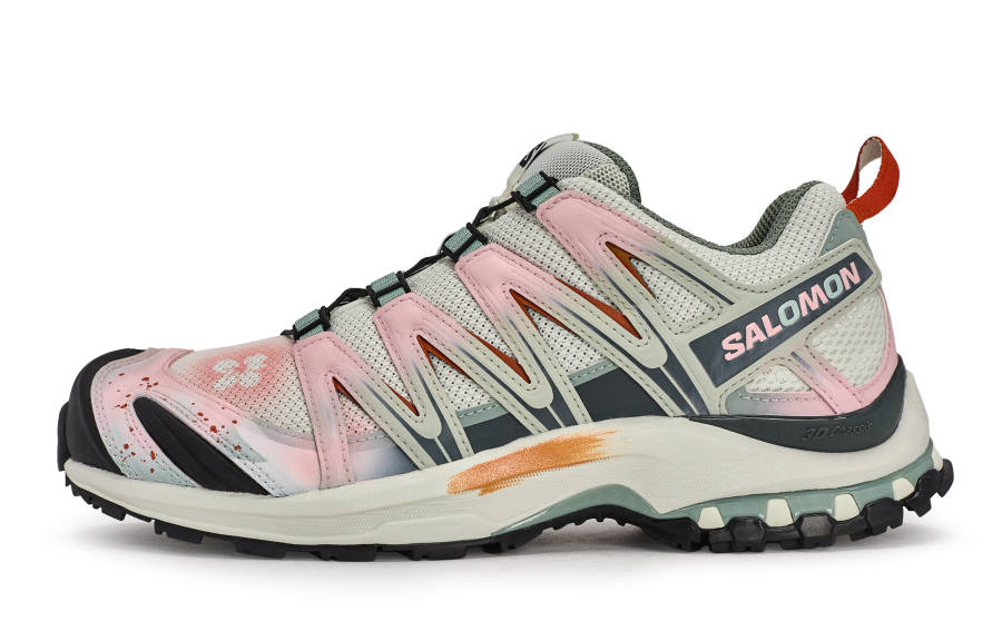 SALOMON XA PRO 3D 811 Manufacturing, Nightfall Blossom Slip Resistant Low top Mountaineering Hiking Shoes Unisex