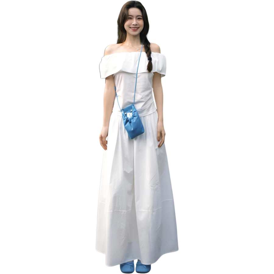 JBBCN Two Piece Skirt Sets Women's Boat Neck Moderate Long