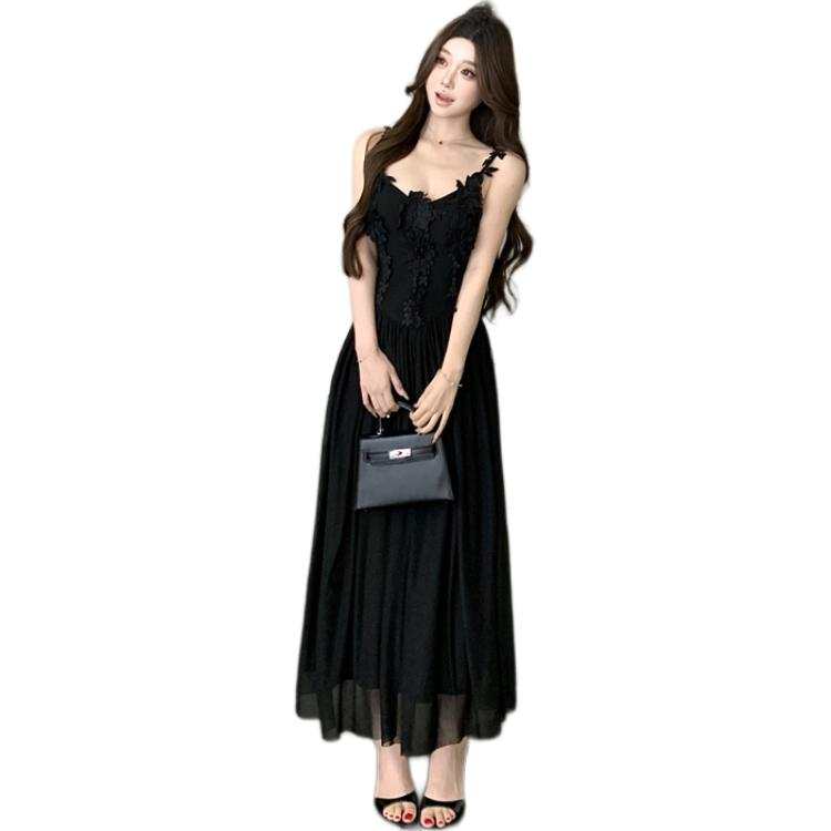 JBBCN Slip Dresses Women's V Neck Moderate Long