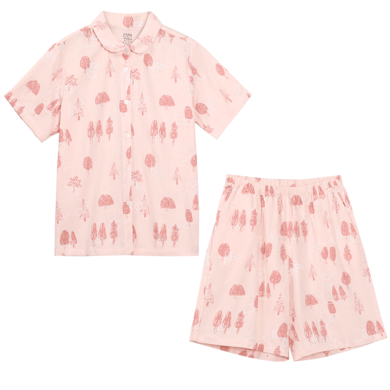 HONGDOUJUJIA Pajama Set Women's