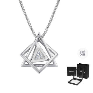 MAGICPOLE Titanium Steel Necklaces Unisex Silver