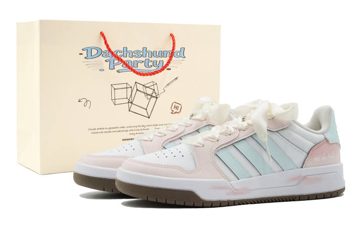 Adidas Adidas ENTRAP Dreamy Low top Skateboard Shoes Unisex Pink Blue
