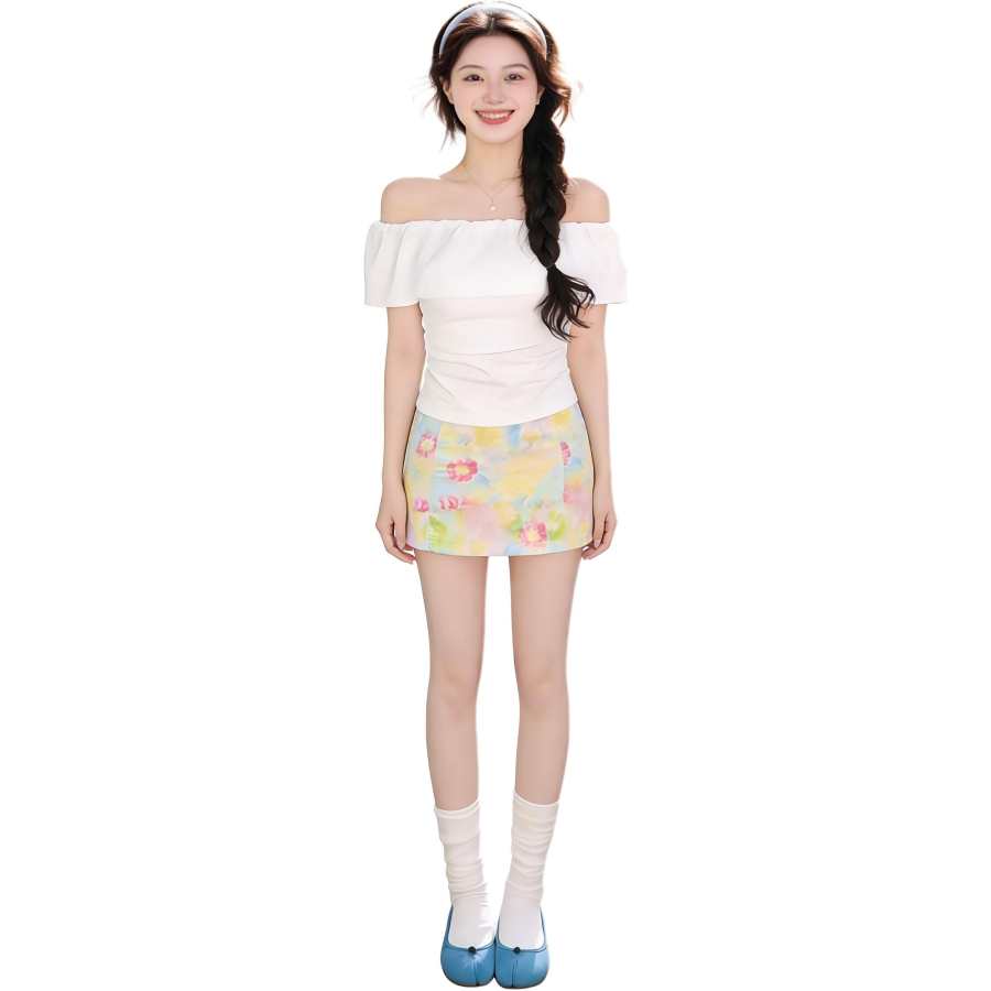 JBBCN Two Piece Skirt Sets Women's Boat Neck Moderate Short