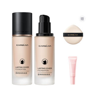 Carslan Classic Two Tone Kitten Liquid Foundation No Transfer Matte Antioxidant Long Lasting Concealing
