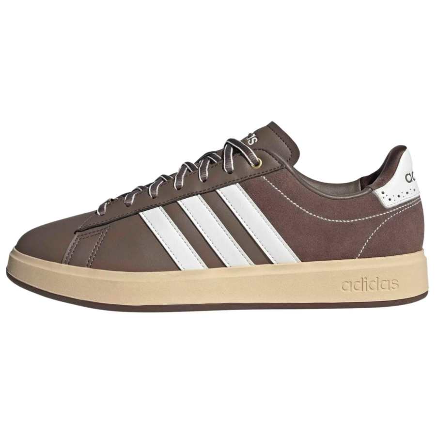 Adidas Adidas GRAND COURT 2.0 Abrasion Resistant Skateboard Shoes Men's Dark Brown