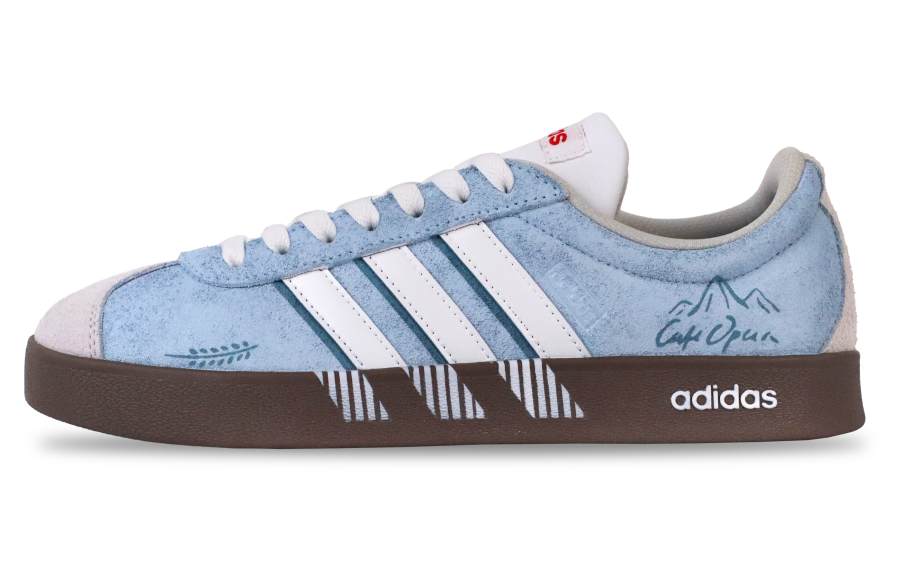 Adidas Adidas VL COURT 2.0 Wind Island Balance Lightweight Low top German Army Trainers Unisex White Blue