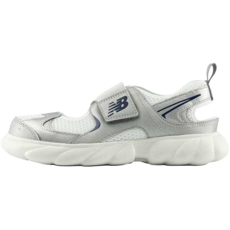 New Balance New Balance NB 230 Fabric Abrasion Resistant Breathable Support Children's Sandals Silver/White Teenagers