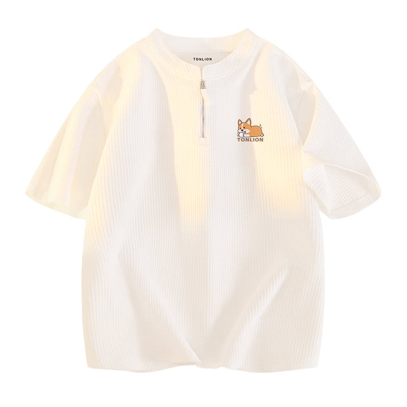 Tonlion T Shirts Unisex Crew Neck Moderate Straight Fit