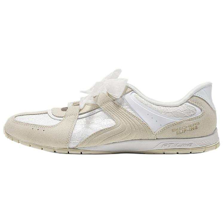 Skechers Slip Ins Breathable Casual Shoes Women's White/Orange Gray