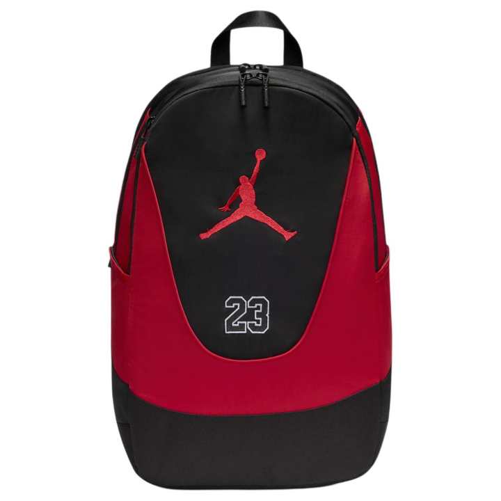 Jordan Jordan Nylon Backpack Unisex Black & Red