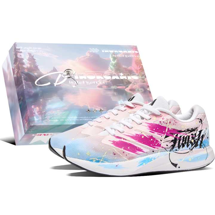 Adidas Adidas Duramo RC Mesh Cushioning Breathable Training Sprint Racing Running Shoes Unisex Pink Blue