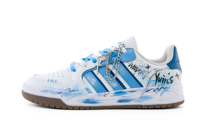 Adidas Adidas ENTRAP Skateboard Shoes Unisex Low Top Blue/White