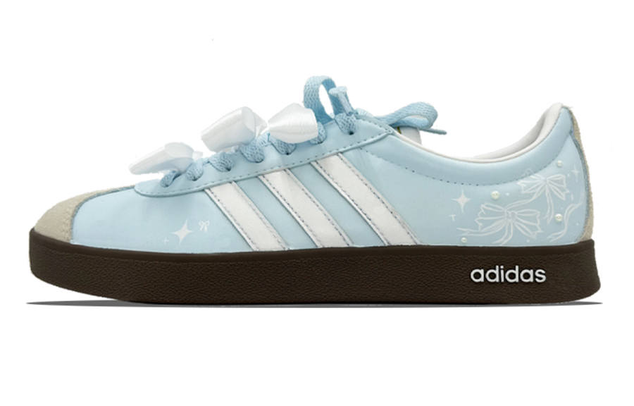 Adidas Adidas Vl Court Classic Low top Skateboard Shoes Unisex Sky Blue