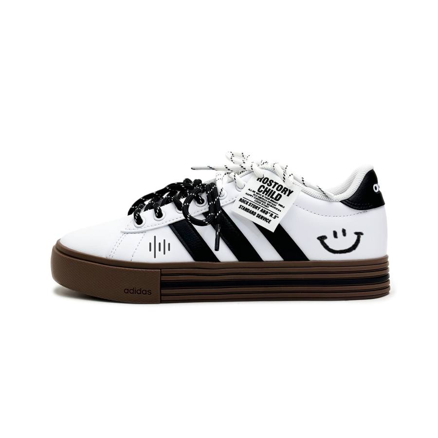 Adidas Adidas Synthetic Leather Slip Resistant Abrasion Resistant Skate Shoes, Unisex