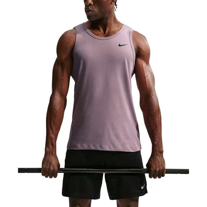 Nike Nike Dri Fit Tank Tops Men's Light Purple Ore Crew Neck Moderate Other