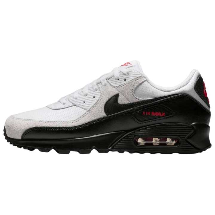 Nike Nike Air Max 90 Breathable Running Shoes Unisex White Black