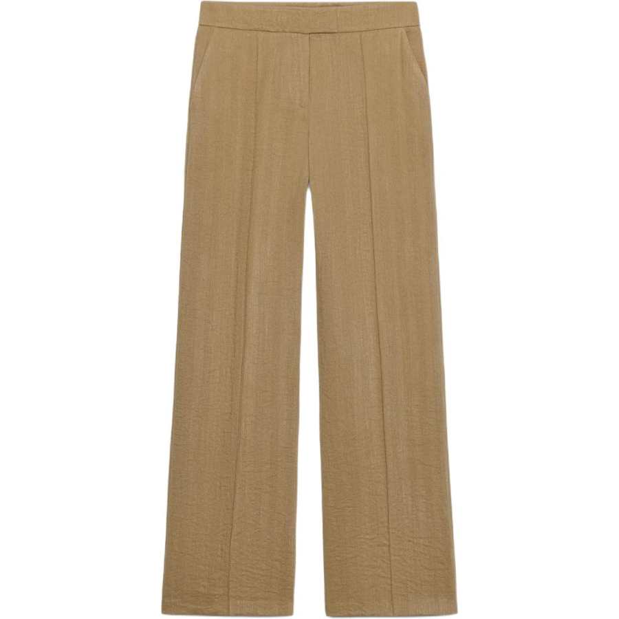 ZARA Casual Pants Women's Tan Moderate Straight Fit Pants