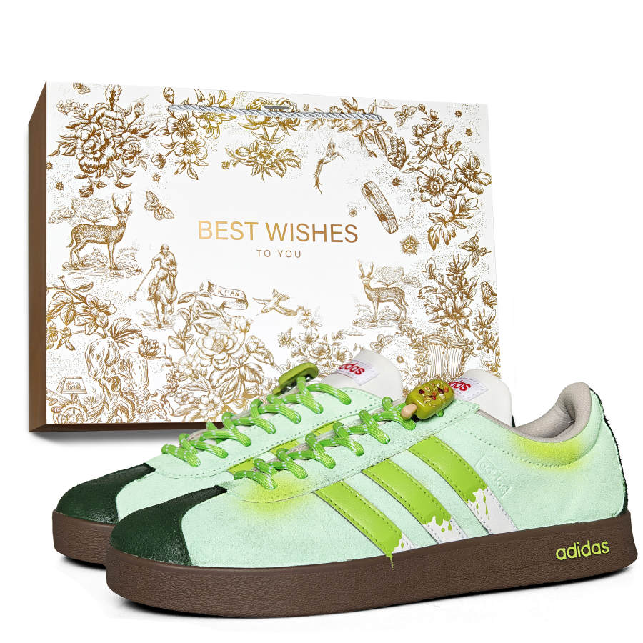 Adidas Adidas Vl Court Classic German Army Trainers Unisex Green