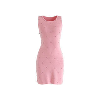 Aghr Sleeveless Dresses Women's Crew Neck Moderate Short