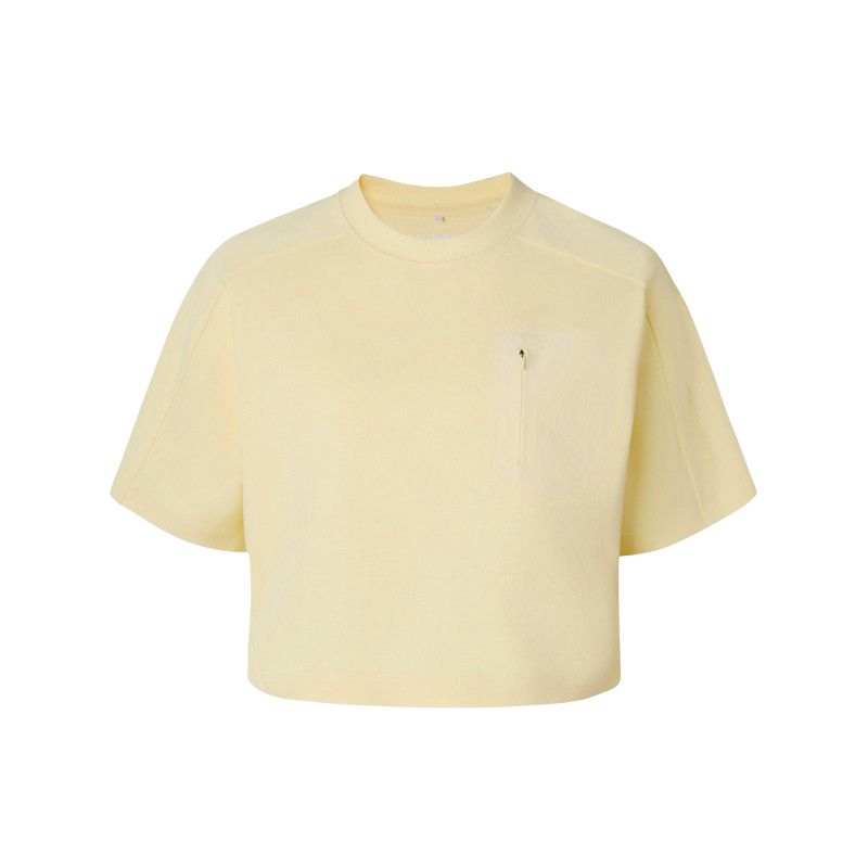 SALOMON T Shirts Women's Double Cream Crew Neck