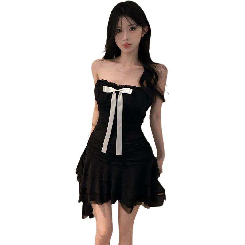 JBBCN Sleeveless Dresses Women's Boat Neck Thin Short