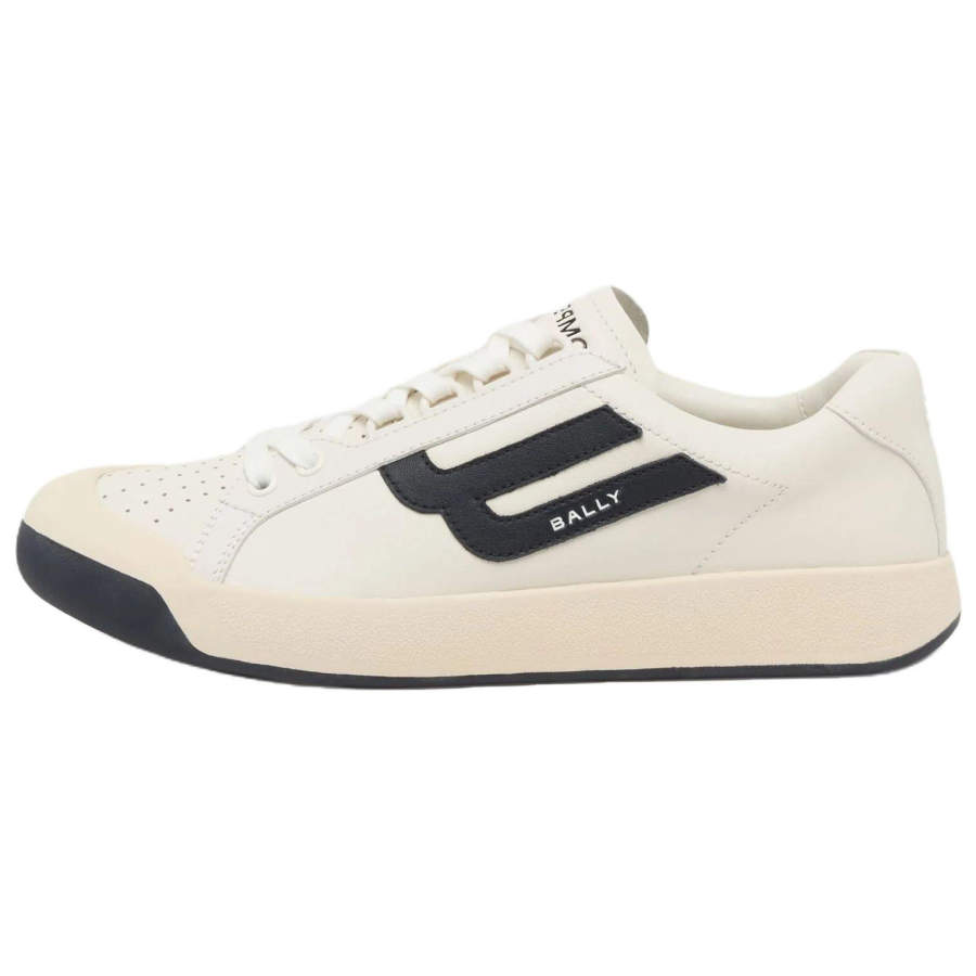 BALLY Competition Low top Skateboard Shoes Men's White Black