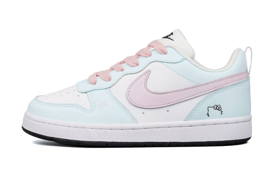 Nike Nike Court Borough Leather Slip Resistant, Abrasion Resistant, Breathable Low top Skateboard Shoes Teenagers