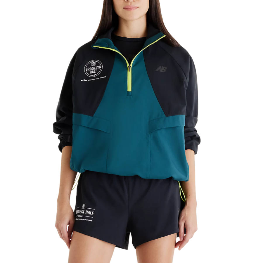 New Balance New Balance Jackets Women's Medusa Green Band Green Lapel Moderate Other