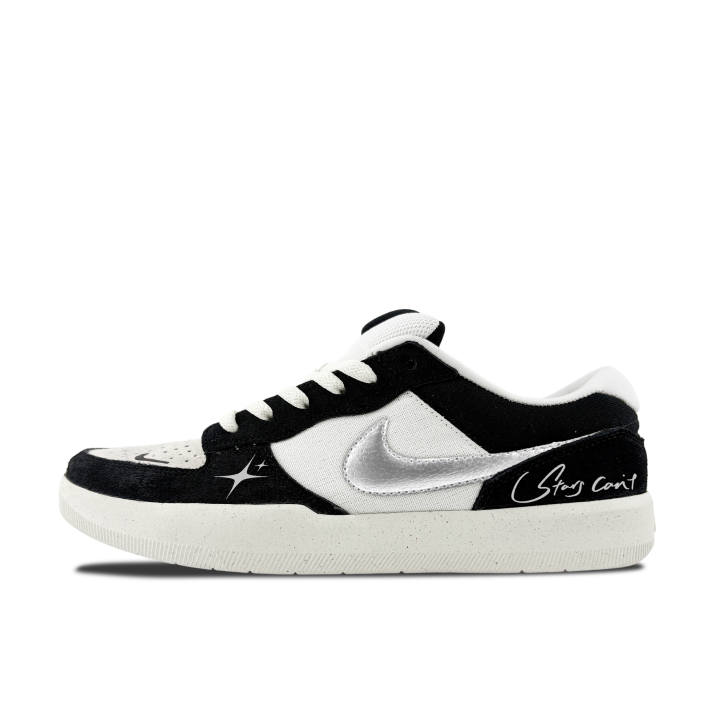 Nike Nike SB Force 58 Skateboard Shoes Unisex Black White Gray