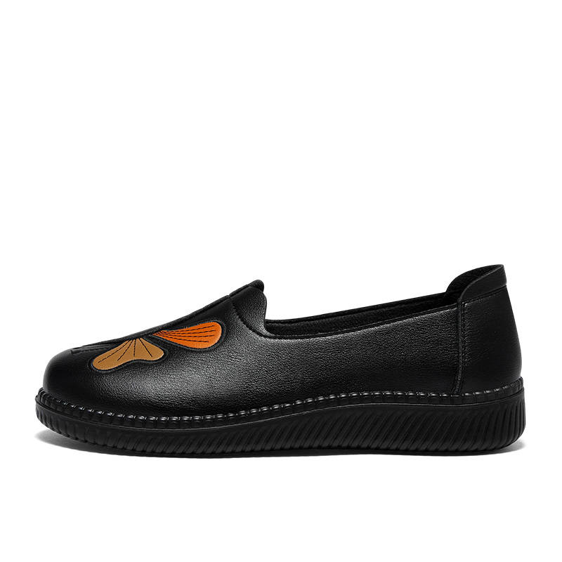 WARRIOR Casual Shoes Women's Low Top Black & Brown & Orange