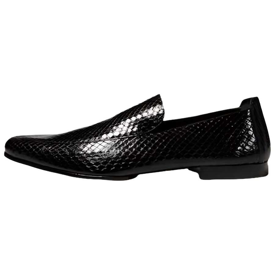 GUCCI GIOVANNI Casual Leather Shoes Men's Black