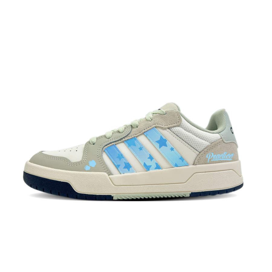 Adidas Adidas ENTRAP Starlight Synthetic Leather, Split Cow Leather Slip Resistant Abrasion Resistant Low top Skateboard Shoes