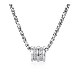 MAGICPOLE 925 Sterling Silver 999 Fine Silver Titanium Steel Necklaces Unisex