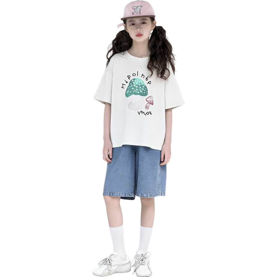 Lanza Girls' Set Summer Style Middle School Kids'