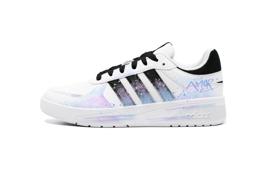 Adidas Adidas COURTBEAT Low top Skateboard Shoes Unisex Black White