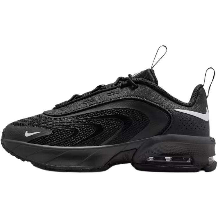 Nike Nike Air Max Fire Synthetic Leather Running Shoes Black Kids'