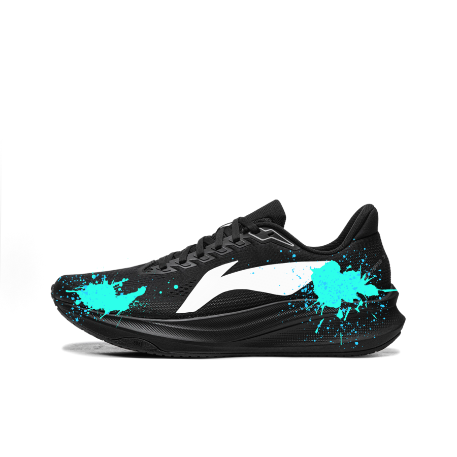 Li-Ning Li Ning Red Hare 9 Blue Manganese Height Increasing Abrasion Resistant Breathable Slip Resistant Low top