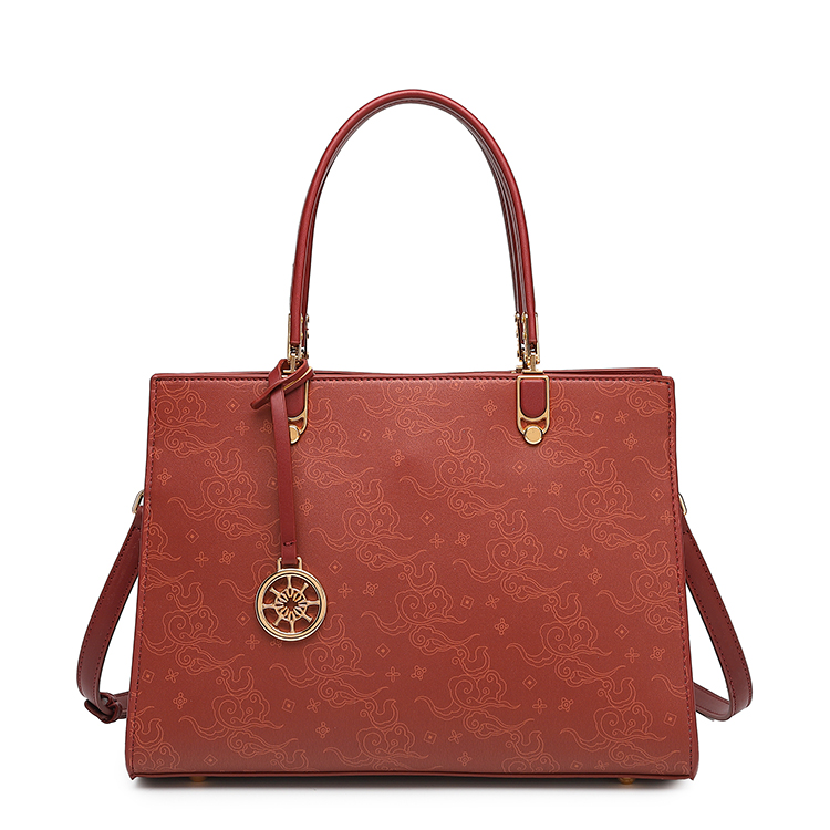 PAYOT Synthetic Leather Handbag Women's Burgundy