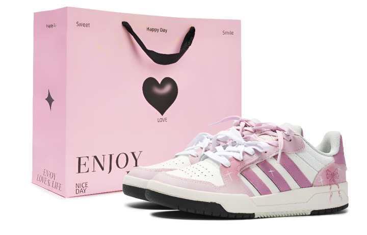 Adidas Adidas ENTRAP Abrasion Resistant Low top Skateboard Shoes Unisex Pink
