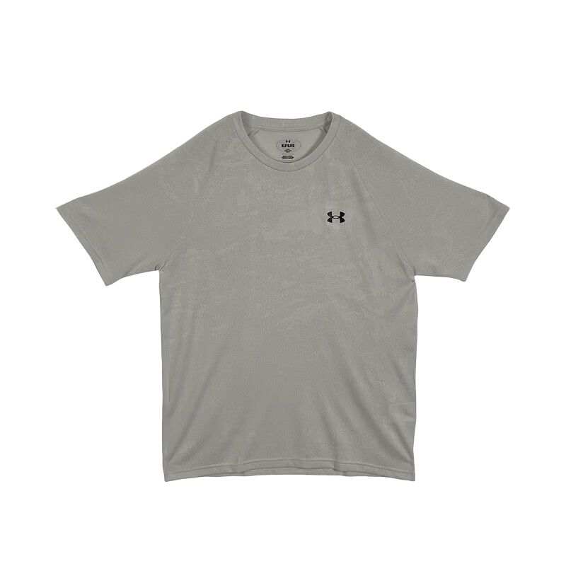 Under Armour T Shirts Men's Gray Crew Neck Moderate