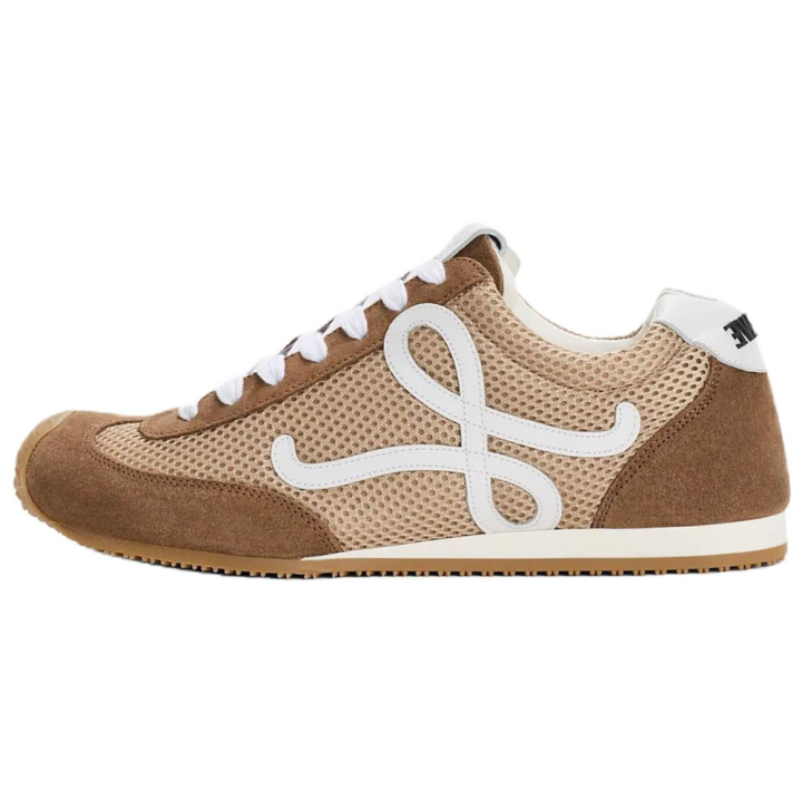 LOEWE LOEWE Ballet Runner 2.0 Cow Leather Low top Casual Shoes 2cm Women's Brown