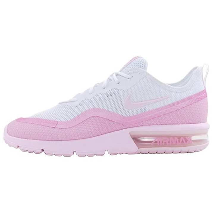 Nike Nike Air Max Sequent 4.5 Breathable Running Shoes Women's White