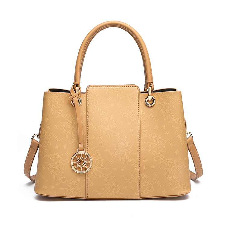 PAYOT Synthetic Leather Handbag Women's Apricot
