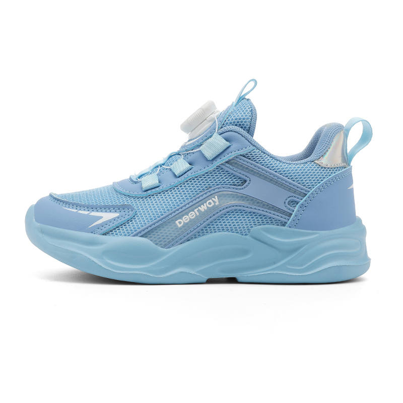 DEERWAY Abrasion Resistant Lightweight Cushioning Breathable Slip Resistant Low top Kids' Running Shoes