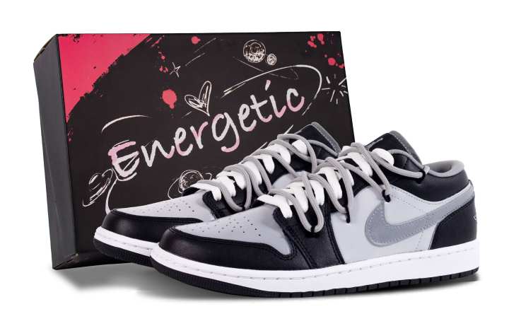Jordan Jordan Air Jordan 1 Time Capsule, Shadow Grey Cushioning Slip Resistant Abrasion Resistant Low top