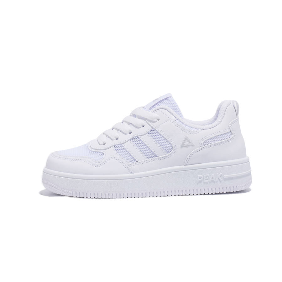 PEAK Slip Resistant, Abrasion Resistant, Lightweight Skateboard Shoes Women's White