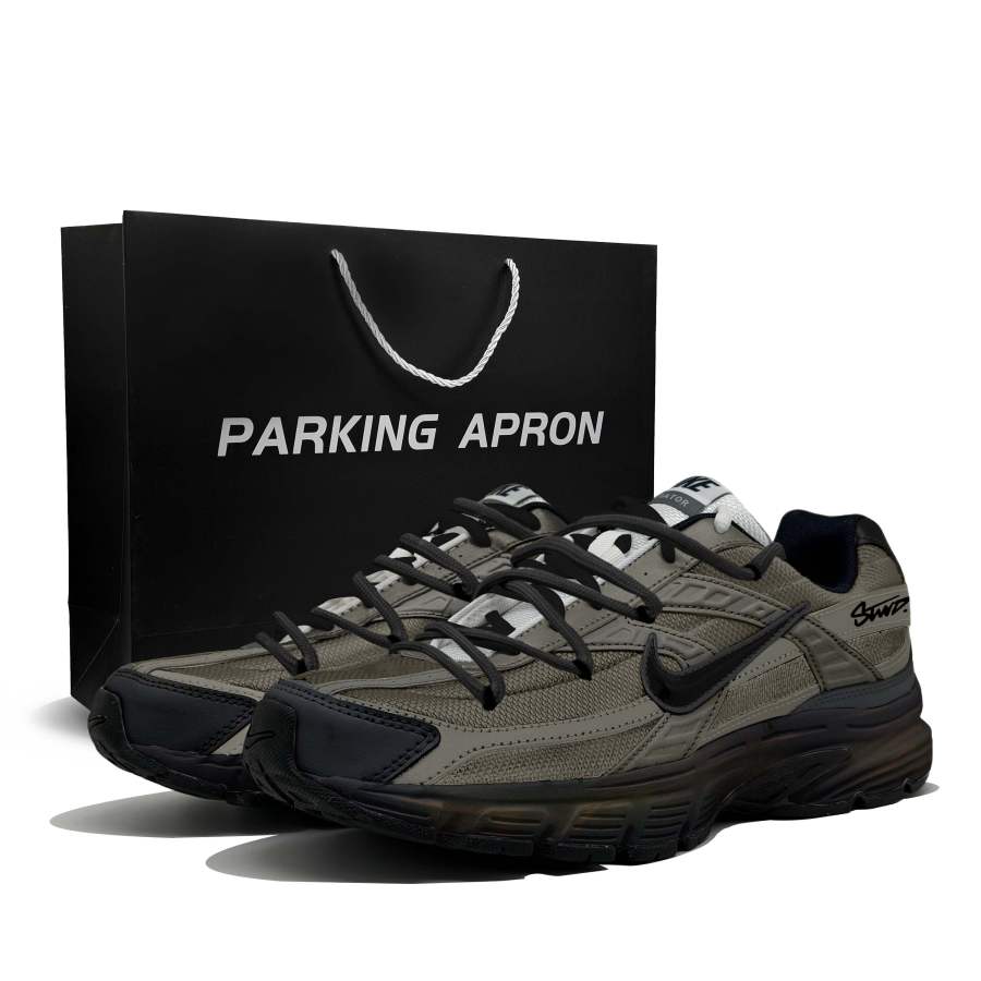 Nike Nike Initiator Cushioning Abrasion Resistant Slip Resistant Low top Casual Running Shoes Unisex Dark Green
