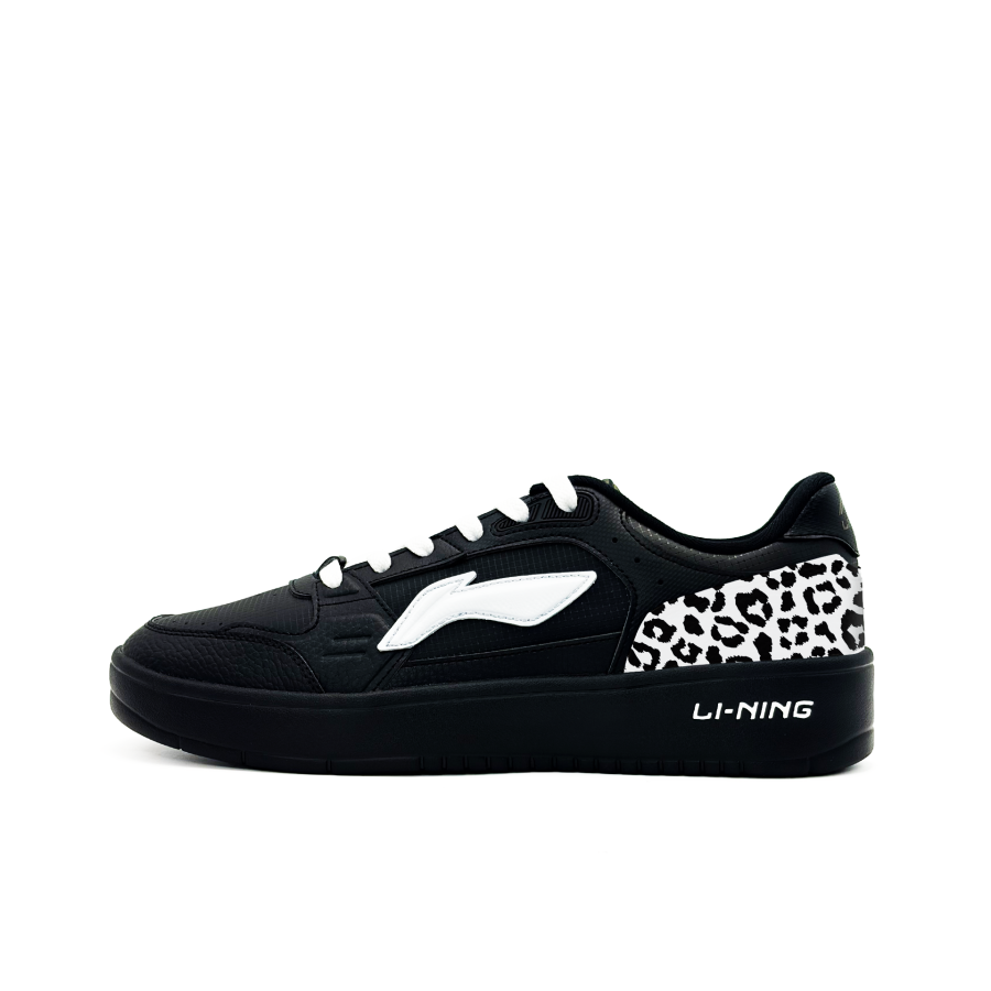 Li-Ning Li Ning Sycee V4 White Leopard Synthetic Leather Cushioning Height Increasing Abrasion Resistant Slip Resistant Low top