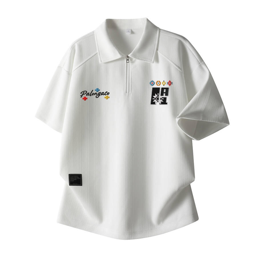 PAL ONGACO Polo Shirts Unisex Polo Collar Moderate Heavyweight