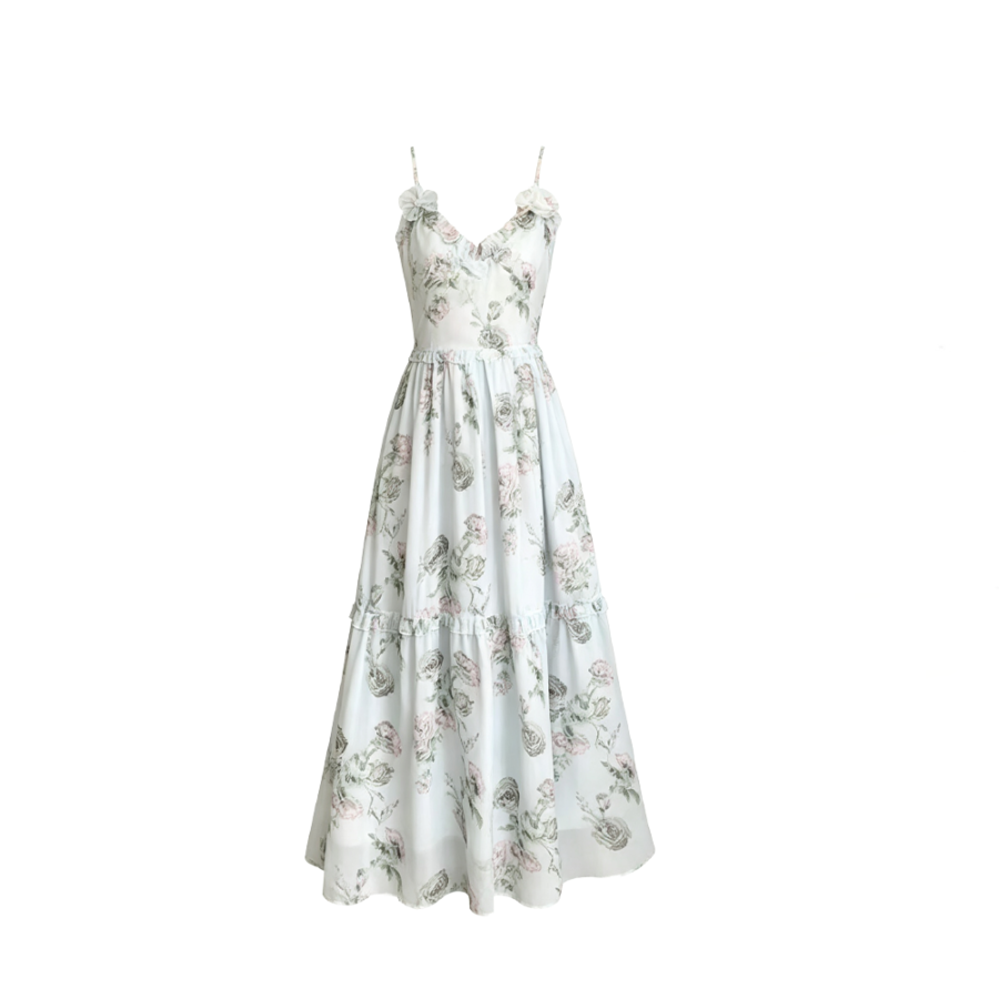CPAURA Slip Dresses Women's Slip Dress V Neck Moderate Long